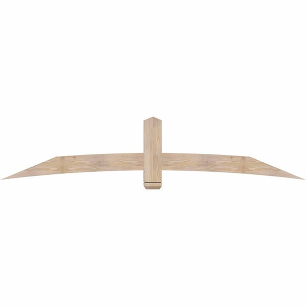 Ekena Millwork Bellingham Smooth Timber Gable Bracket, Douglas Fir, 96"W x 20"H x 5 1/2"D x 5 1/2"F, 5/12 Pitch GBW096X20X0606BEL00SDF - main